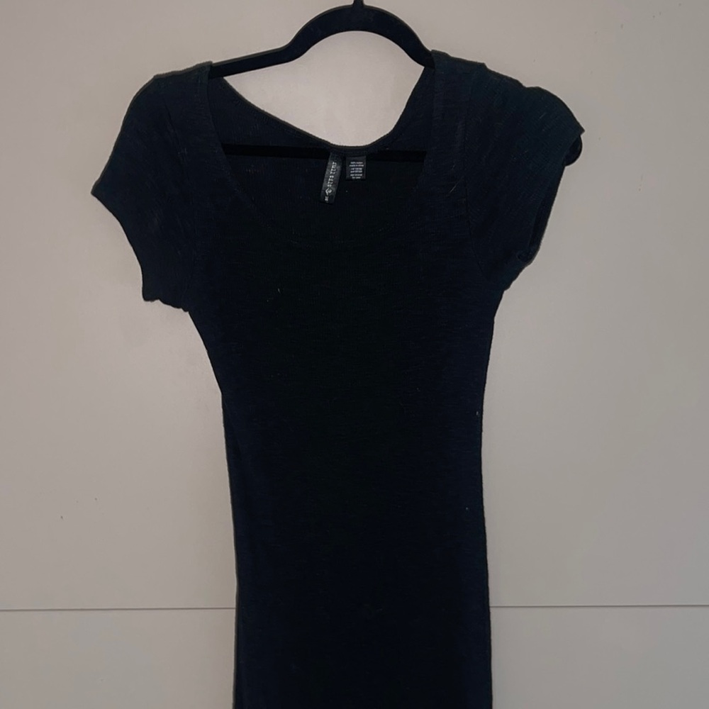 Black cut out dress